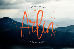 Arlin: The Hand-Brushed Font That Brings Elegance and Authenticity to Modern Design