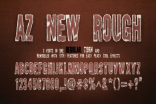 AZ New Rough: A Font That Brings Texture and Character to Your Projects
