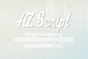 AZ Script: The Imperfect Font That Brings Vintage Character to Life
