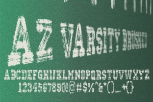 AZ Varsity Brushed: A Practical Evaluation for Design Projects