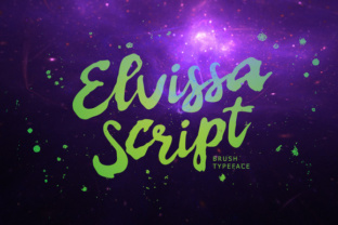 Elvissa: A Handmade Brush Script Font for Unique Designs