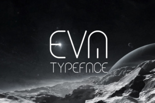 Eva Typeface: A Futuristic Sans Serif Font with Modern Style