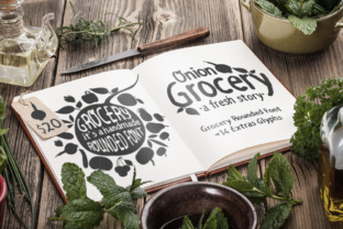 Grocery Rounded: A Handmade Font That Brings Smooth Charm to Real-World Design