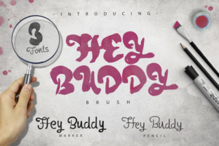 Hey Buddy: A Versatile Font Family for Modern Design and Brand Identity