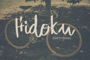 Hidoku: A Hand-Drawn Font with Character for Modern Design Work