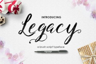 Legacy Brush: A Bold Script Typeface for All