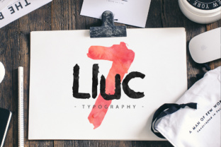 Lluc: A Grungy Vintage Font for Modern Design