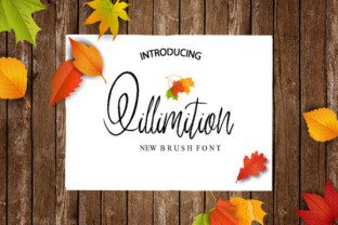 Qillimition: A Brush Font with Creative Potential