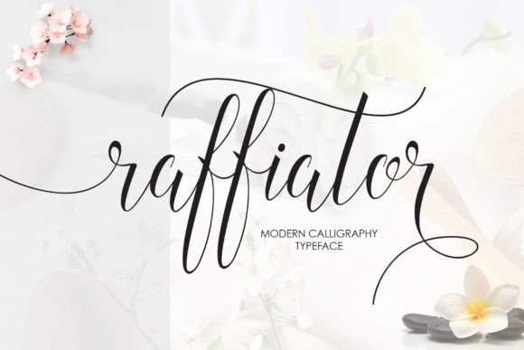 The Art of Flowing Letters: Discovering the Raffiator Handdrawn Calligraphy Font