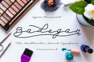 The Craft of Badegan Script: A Handmade Calligraphy Font with Modern Versatility