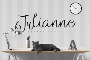 The Julianne Font: A Smooth, Thin Marker Handwritten Typeface with Fluid Character
