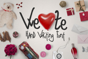 We Font: Playful Marker Style for Authentic Design